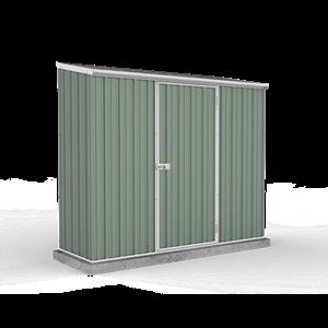 Absco Sheds 2.26 x 0.78 x 1.95m Space Saver Single Door Shed - Pale Eucalypt