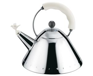 Alessi Michael Graves Stainless Steel Kettle 2L White