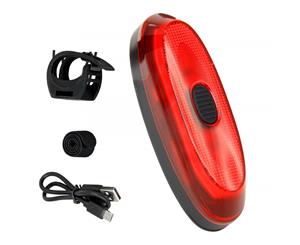 Antusi A1 IP65 Bike Bicycle Intelligent Brake Taillight 700mAh Lithium USB Rechargeable
