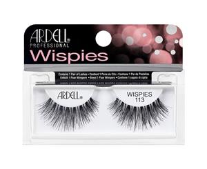 Ardell Strip False Fake Eye Lashes - Wispies 113 (Black)