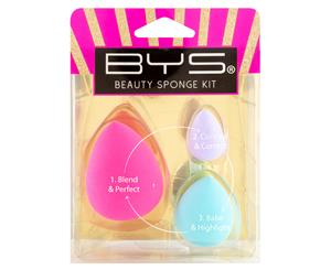 BYS 3-Piece Beauty Sponge Kit