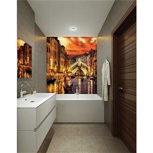 Bellessi 300 x 1200 x 4mm Motiv Polymer Bathroom Panel - Venice