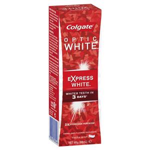 Colgate Optic White Express White Fresh Mint Whitening Toothpaste with hydrogen peroxide 85g