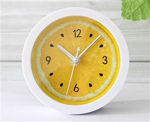 Cool Lemon Fruit Yellow Desktop Alarm Clock