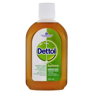 Dettol Classic Disinfectant Liquid 125mL Antibacterial Solution