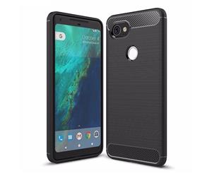 For Google Pixel 2 XL Black Shockproof Protective Shell Soft Back Cover Anti Knock Phone Case