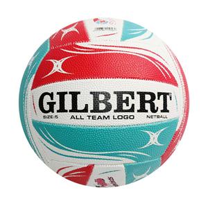 Gilbert Super Netball All Team Logo Ball 5