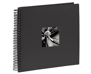 Hama Fine Art Spiralbound Album 36x32cm 50 black pages (Black)