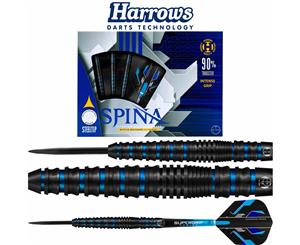 Harrows - Spina Black Darts - Steel Tip - 90% Tungsten - 21g 22g 23g 24g 25g 26g