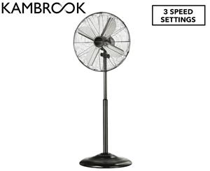 Kambrook 46cm Gunmetal Pedestal Fan