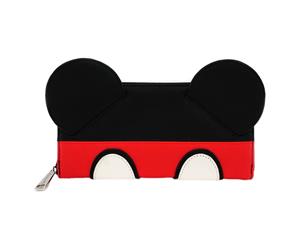 Loungefly x Mickey Mouse Suit Zip-Around Clutch Purse
