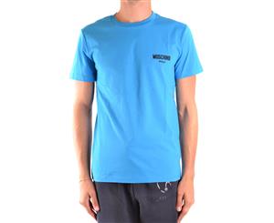 Moschino Men's T-Shirt In Blue