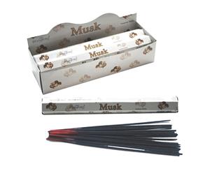 Musk (Pack Of 6) Stamford Hex Incense Sticks