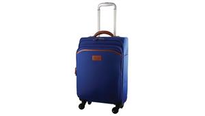 Pierre Cardin 48cm Softshell Cabin Suitcase - Blue