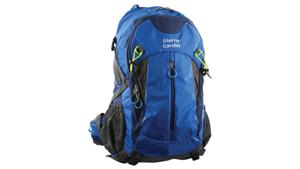 Pierre Cardin Adventure Lightweight Nylon Laptop Backpack - Blue