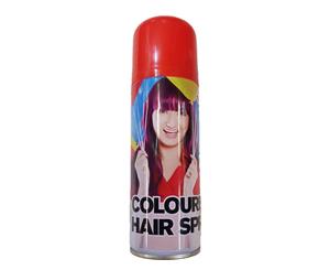 Red Colour Hair Spray 85g Great for Parties Dance Groups and Events - Red