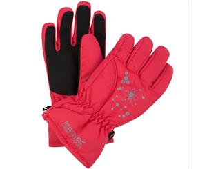 Regatta Childrens/Kids Arlie Ii Waterproof Gloves (Bright Blush) - RG2955