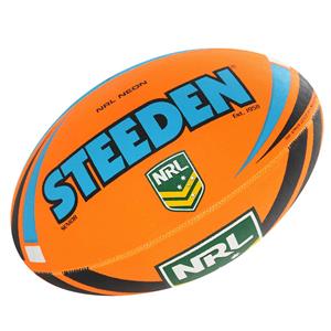 Steeden NRL Neon Rugby League Ball