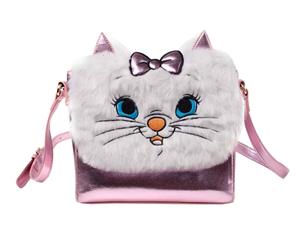 The Aristocats Shoulder Bag Marie Face Official Disney Furry - Pink