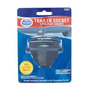 Trailer Socket Ark 7 Pin Flat Socket Fsb7