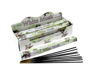 White Musk (Pack Of 6) Stamford Hex Incense Sticks