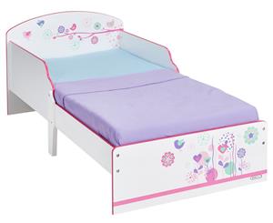 Worlds Apart Flowers & Birds Classic Toddler Bed