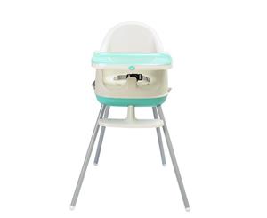 3 in 1 Baby Highchair Dining High Chair Children Dining Feeding Seat - Mint Green