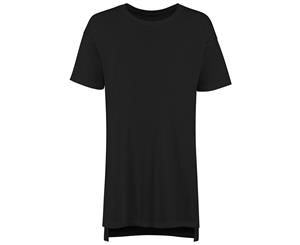 Comfy Co Womens/Ladies Oversized Sleepy T Short Sleeve Pyjama T-Shirt (Black) - RW5319