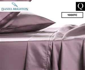Daniel Brighton 1000TC Luxury Queen Bed Sheet Set - French Lilac