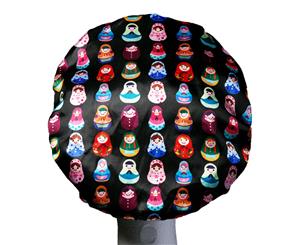 Dilly's Collections Extra Large Luxury Microfibre XL Shower Cap - Babushka