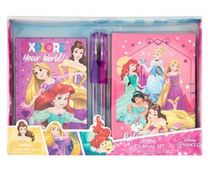 Disney Princess Deluxe Journal Set w/ Glitter Gel Pens