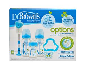 Dr Brown's Original Options Wide Neck Bottle Gift Set - Blue