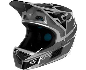 Fox Rampage Pro Carbon Beast Bike Helmet Metallic Silver