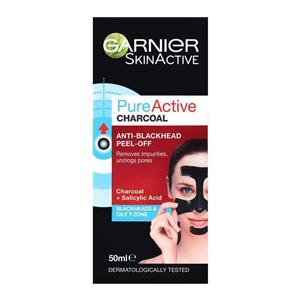 Garnier Skin Active Pure Active Charcoal Anti-Blackhead Peel Off Mask 50ml