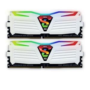 GeIL SUPER LUCE RGB SYNC White (GLWS48GB2400C16DC) 8GB Kit (4GBx2) DDR4 2400 Desktop RAM