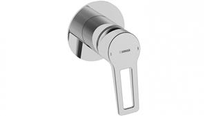 Hansa Twist Loop 90mm Shower or Bath Mixer with In-Wall Body