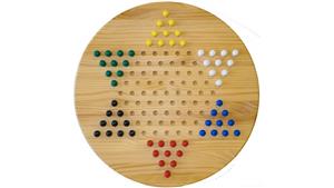 Jenjo Wooden Giant Chinese Checkers Game Set