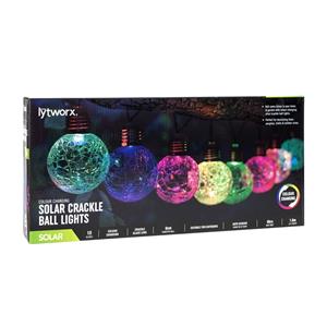 Lytworx Solar Crackle Ball Lights - 10 Pack