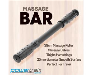 Massage Roller Stick Smooth Massager 39cm - Black