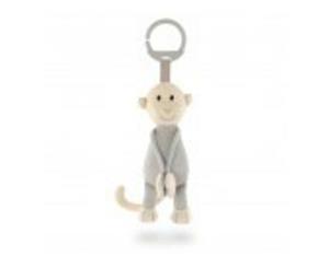 Matchstick Monkey - Knitted Hanging Monkey Toy (Grey)