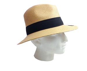 Melbourne Hats Fedora Panama Straw Hat - Putty