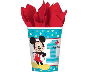 Mickey Mouse 1st Birthday Party Supplies Cups Pack of 8
