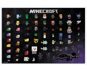 Minecraft Pixel Sprites Poster - 61.5 x 91 cm - Officially Licensed