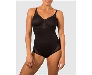 Miraclesuit Shapewear Sheer Shaping X-Firm Underwire Bodybriefer - Black