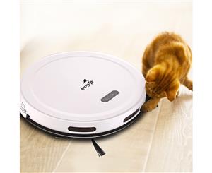 MyGenie Pet Smart Robotic Vacuum Cleaner App-Controlled Wi-Fi White
