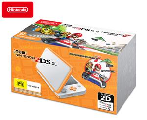 Nintendo New 2DS XL Console - White/Orange