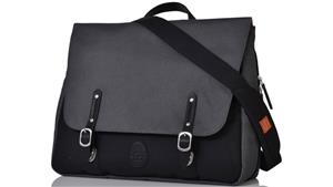 PacaPod Prescott Combi Messenger Nappy Bag - Black Charcoal