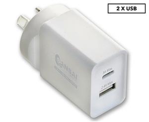 Sansai USB-C & USB-A Wall Charger