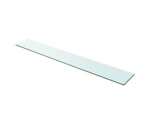 Shelf Panel Glass Clear 100x15cm Wall Display Bracket Ledge Plate Sheet