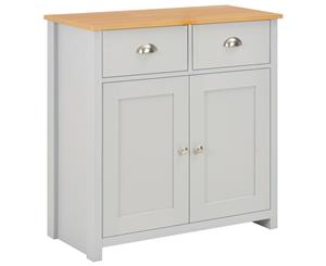 Sideboard Grey Storage Cabinet Buffet Server Console Table Organiser